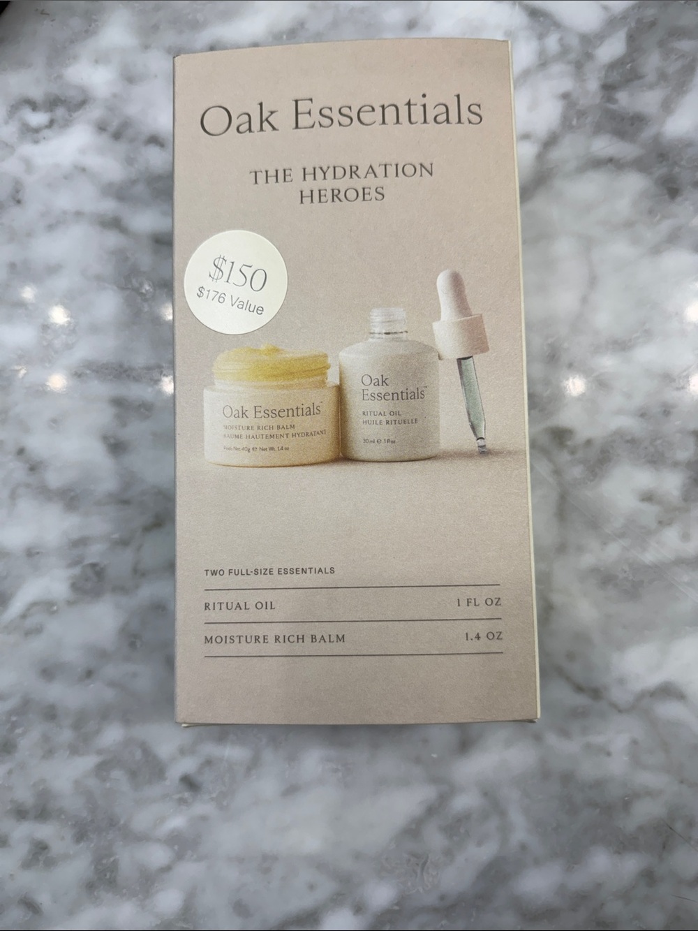 Oak Essentials Hydration Heroes - Moisture Rich Balm & Ritual Oil (Cream)